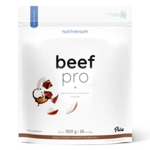 Nutriversum Beef Pro - csokoládé - kókusz 500 g