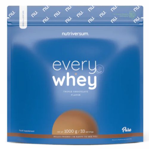 Nutriversum Every whey protein por - fehércsokoládé - málna 1000 g