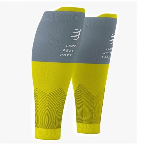 Compressport R2v2 lime kompressziós sportszár T1
