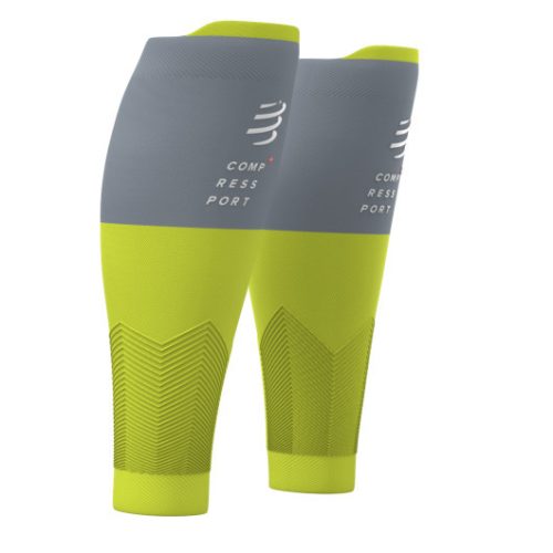 Compressport R2v2 lime kompressziós sportszár T4