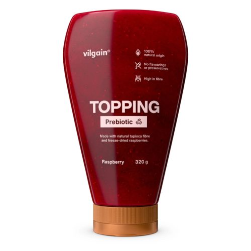 Vilgain Prebiotic Topping feltét magas rosttartalommal 350 g málna