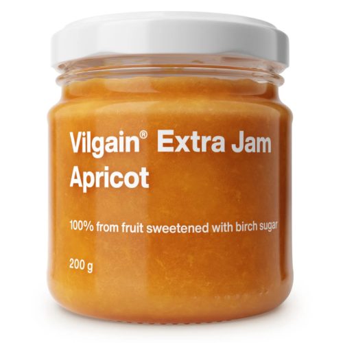 Vilgain Extra Dzsem nyírfacukorral 200 g sárgabarack