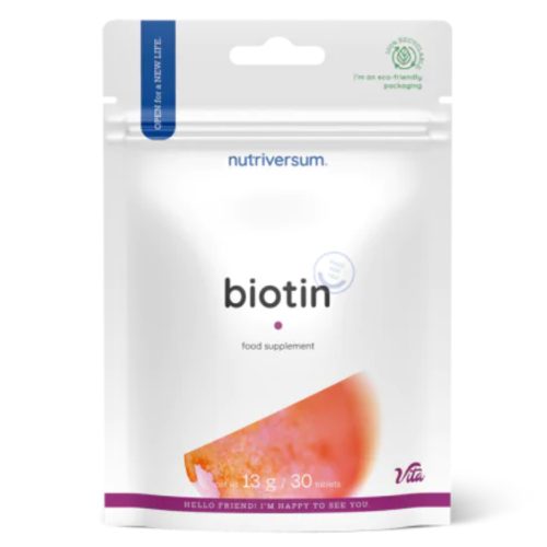 Nutriversum Biotin Tablet 30 db