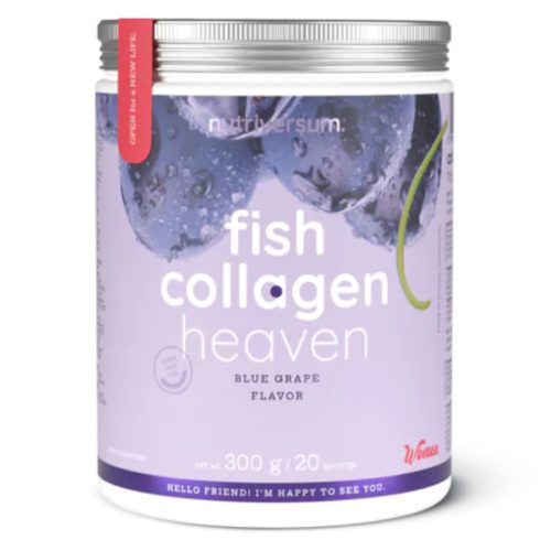 Nutriversum Fish Collagen Heaven - 300 g kékszölő