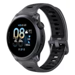 Coros PACE 4 GPS okosóra - aluminium kristály fekete szilikon szíjjal