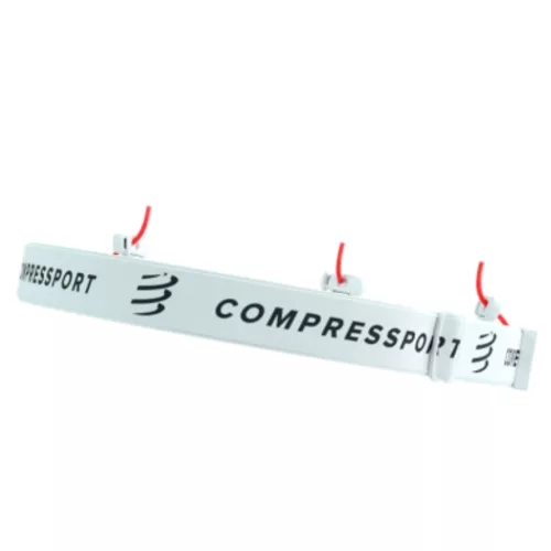 Compressport Race Belt Rajtszámtartó öv - fehér