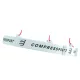 Compressport Race Belt Rajtszámtartó öv - fehér