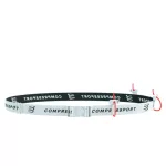 Compressport Race Belt Rajtszámtartó öv - fehér