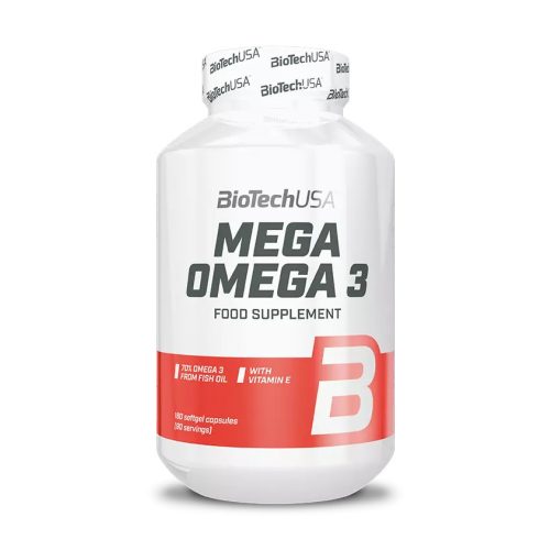 BioTech USA Mega Omega 3 180 kapszula