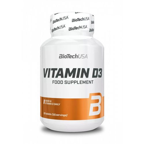 BioTech USA Vitamin D3 120 kapszula