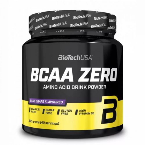 BioTech USA BCAA ZERO aminosav 360 g Kékszőlő