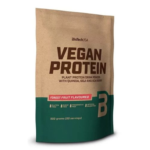 BioTech USA Vegan Protein 2000 g Erdeigyümölcs