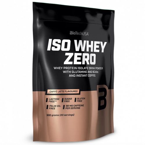 BioTech USA Iso Whey Zero 500 g Caffé latte