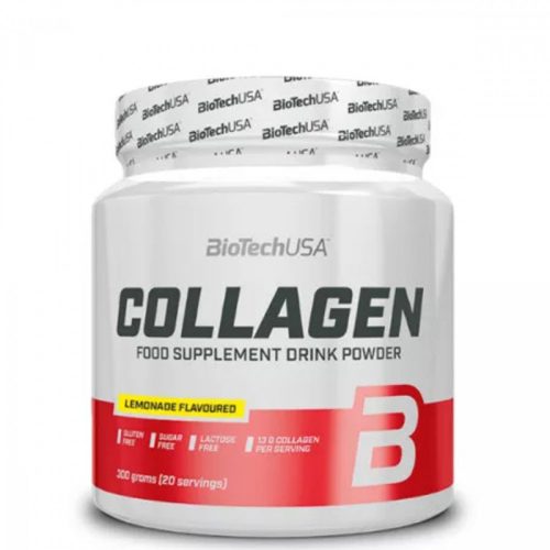BioTech USA Collagen italpor 300 g Limonádé