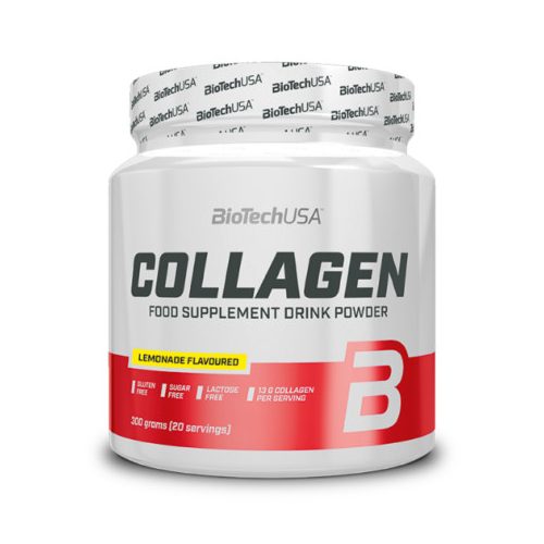 BioTech USA Collagen italpor 300 g Feketemálna