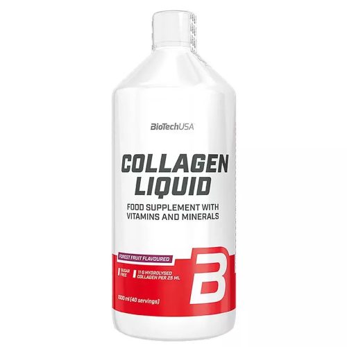 BioTech USA Collagen Liquid 1000 ml Trópusi Gyümölcs