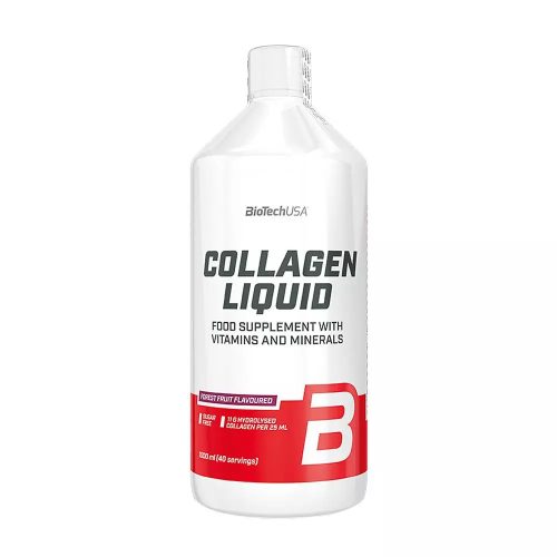 BioTech USA Collagen Liquid 1000 ml Erdei Gyümölcs