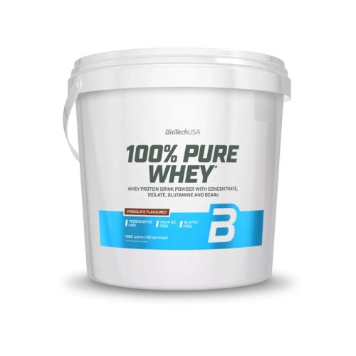 BioTech USA 100% Pure Whey 4000 g Bourbon-Vanília