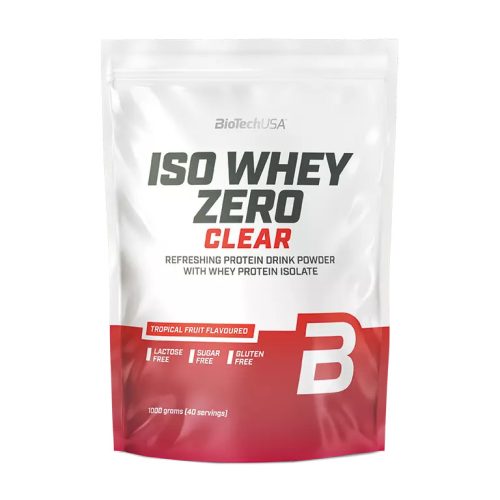 BioTech USA Iso Whey Zero Clear 1000 g Trópusi Gyümölcs