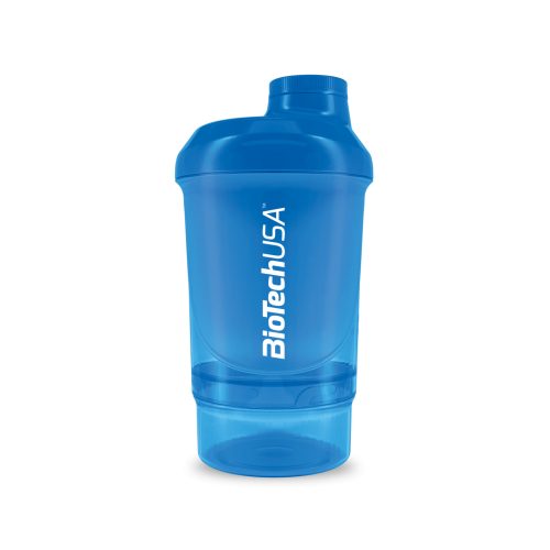 BioTechUSA Wave+ Nano Shaker 300ml (+150ml) kék