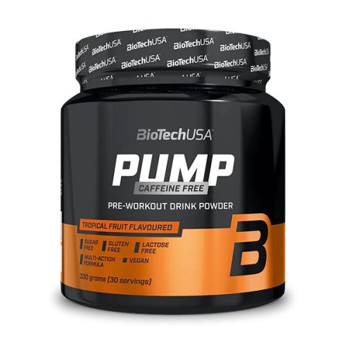 BioTechUSA Pump Caffeine Free Trópusi Gyümölcs 330 g