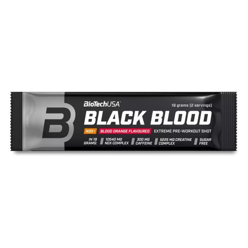 BioTech USA Black Blood NOX+ 19 g Trópusi Gyümölcs