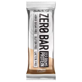 BioTechUSA Zero Bar Cappuccino 10x50 g