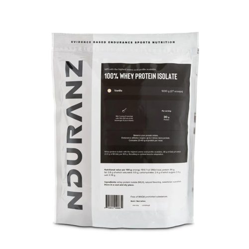 Nduranz 100% Whey Protein Isolate, 1 kg, Vanília