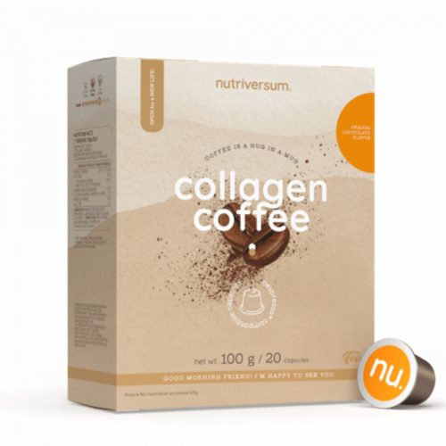 Nutriversum Collagen Coffee 20 db narancsos csokoládé