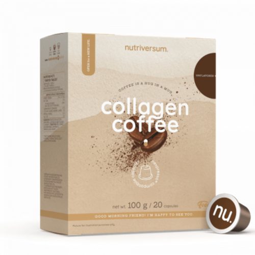 Nutriversum Collagen Coffee 20 db ízesítetlen