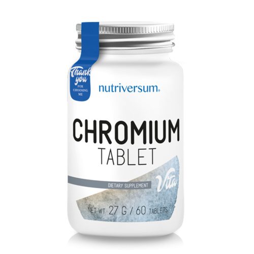 Nutriversum Chromium - 60 tabletta
