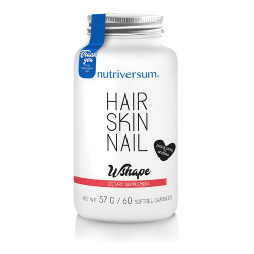 Nutriversum WSHAPE Hair Skin Nail - 60 kapszula