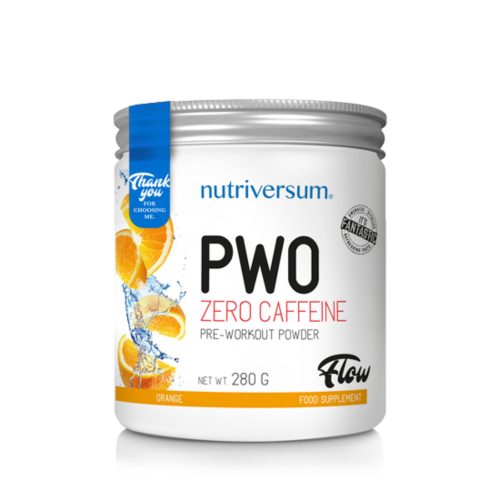 Nutriversum PWO zero caffeine - 280g narancs