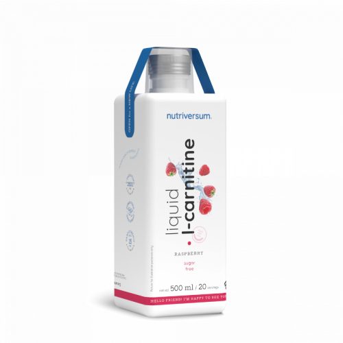 Nutriversum L-Carnitine, 500 ml, málna