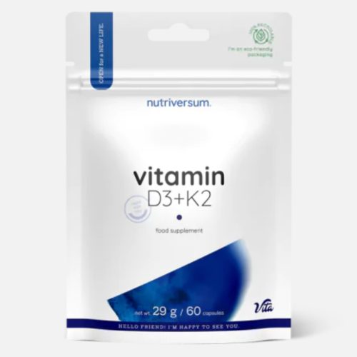 Nutriversum D3 + K2 Vitamin 60 db