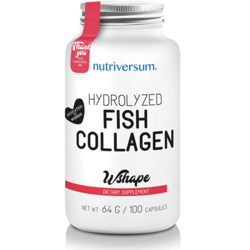Nutriversum WSHAPE Fish Collagen - 100 db kapszula