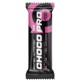   Scitec Nutrition CHOCO PRO PROTEINSZELET 20x50 g - eper-fehér csokoládé