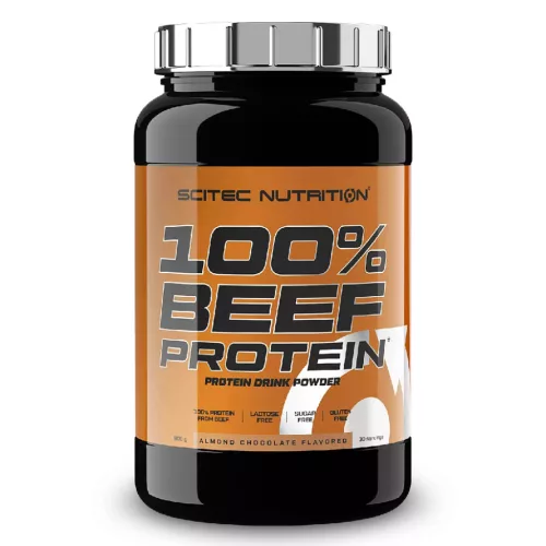 Scitec Nutrition 100% Beef Protein - 900 g mandula - csokoládé