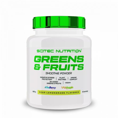Scitec Nutrition Greens & Fruits, 600g, körte-citromfű