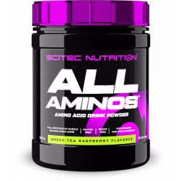 Scitec Nutrition ALL AMINOS - Zöldtea - málna 340 g