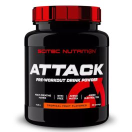 Scitec Nutrition - Attack 416 g Trópusi gyümölcs