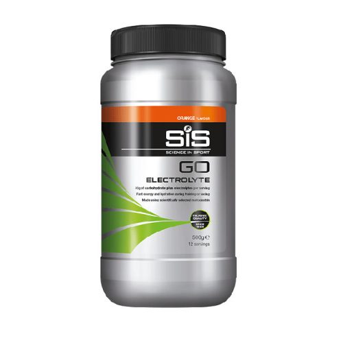 SiS GO Electrolyte izotóniás sportital por, 500 gr (6 L elkészítéséhez) - Narancs