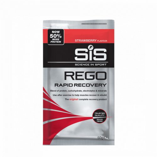 SiS Rego gyors beépülésű fehérjepor, 50 g, Eper 