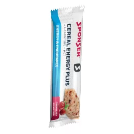 Sponser Cereal Energy Plus müzliszelet 40g, áfonya