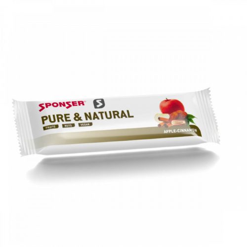 Sponser Pure & Natural energia szelet 50g, alma-fahéj