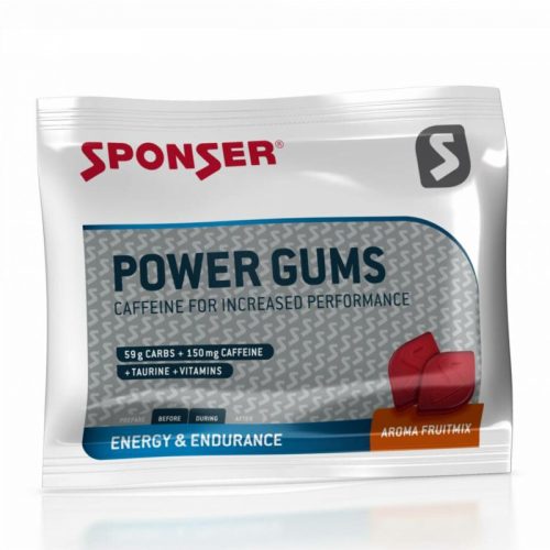 Sponser Power Gums gumicukor 75g, vegyes gyümölcs