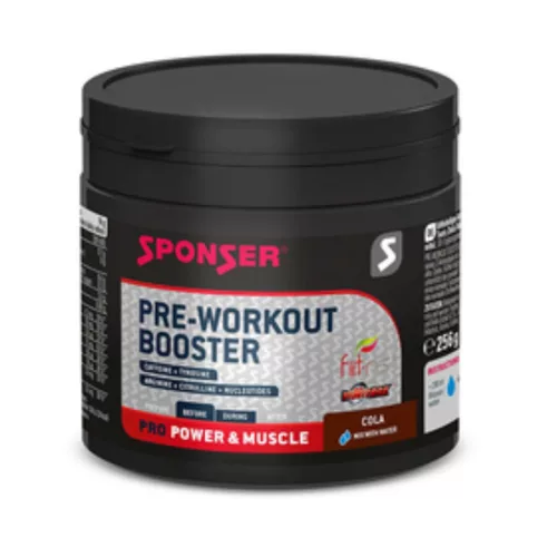 Sponser Pre-Workout Booster energizáló 256g, Cola