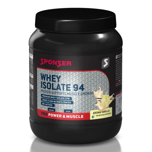 Sponser Whey Isolate 94 fehérjepor 850g, ízesítetlen
