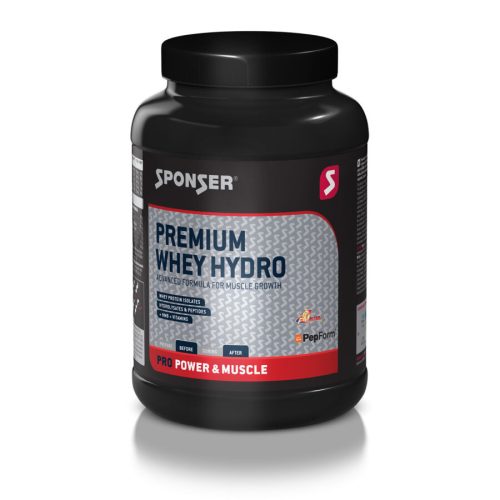 Sponser Premium Whey Hydro fehérjepor 850g, csokoládé