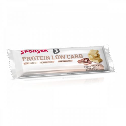 Sponser Protein Low Carb fehérjeszelet 50g, mokka - fehércsoki
